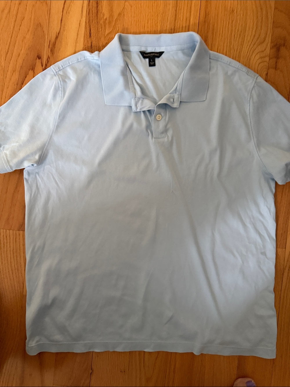 Banana Republic Light Blue Polo Shirt